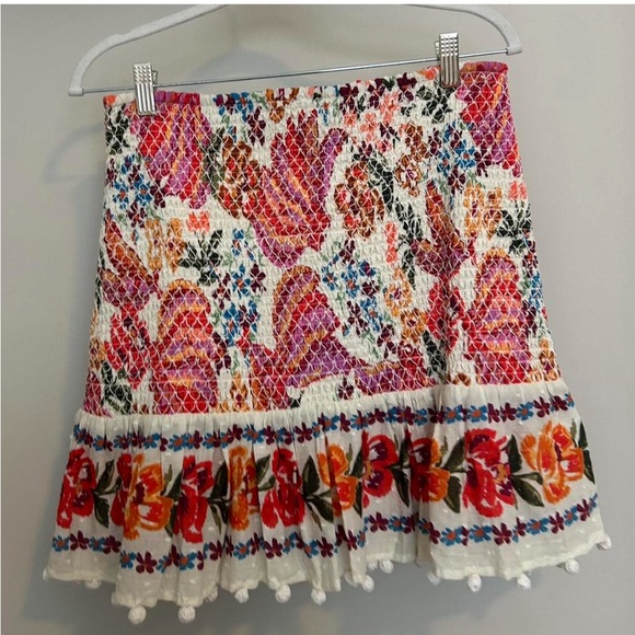 Farm Rio Floral Rutched Skirt - Picture 2 of 3